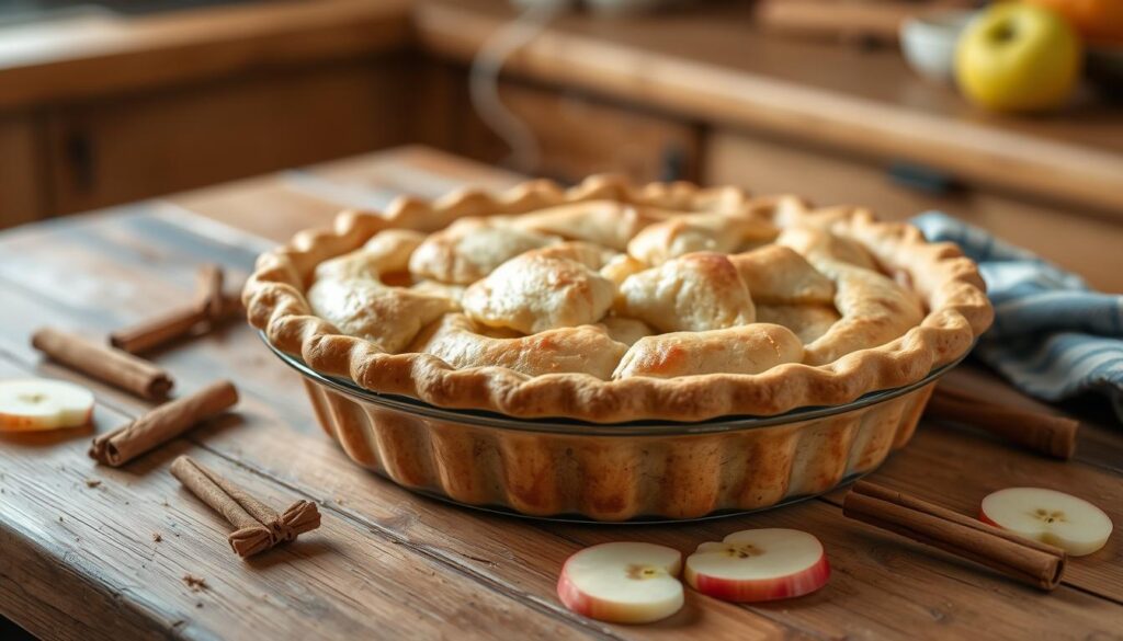 homemade apple pie