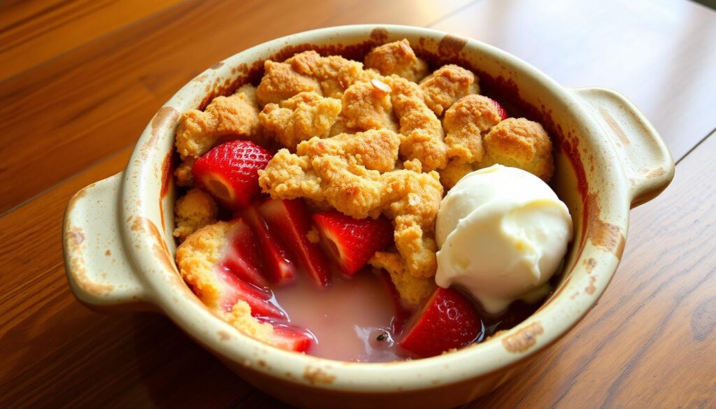 Strawberry Dump Cake