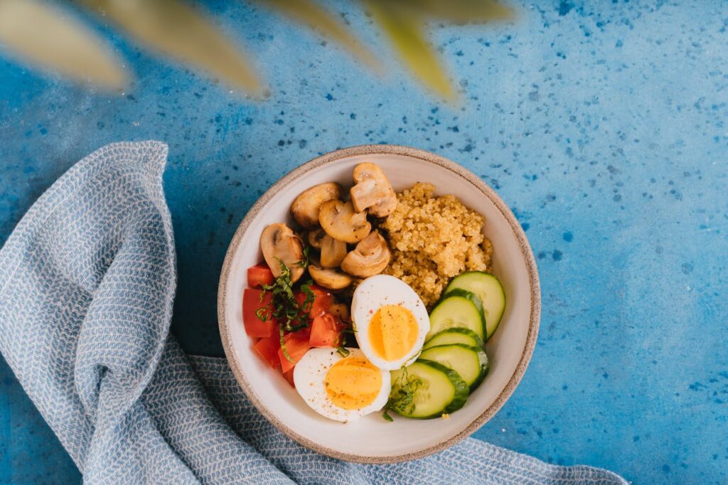 Savory Quinoa Breakfast Bowl