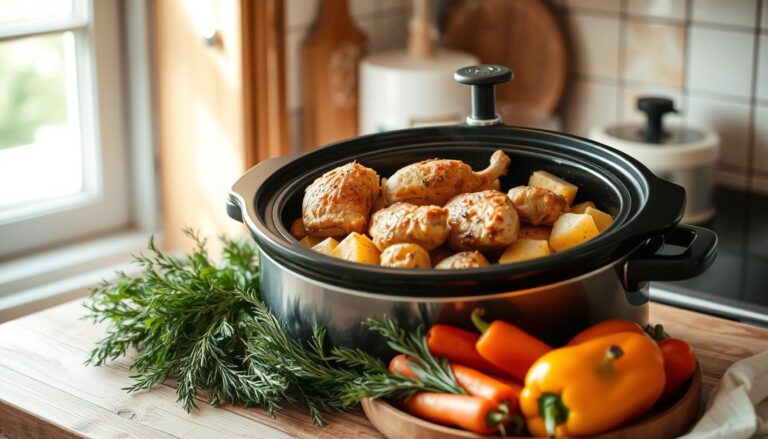 Homestyle Slow Cooker Chicken and Potatoes